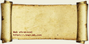 Jasmina Drenovac vizit kartica